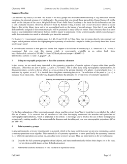 Lecture 3 - U of L Class Index