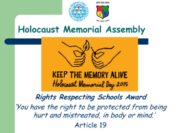 The Holocaust - Gryffe High School