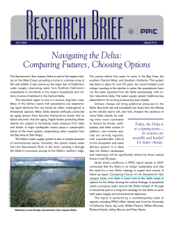 Navigating the Delta - Public Policy Institute of California