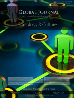 Global Journal of Human Social Science