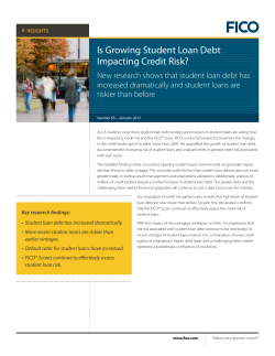 Is Growing Student Loan Debt Impacting Credit Risk?