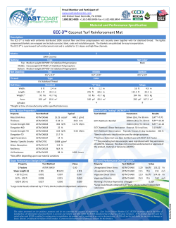 ECC-3&trade; Coconut Turf Reinforcement Mat
