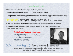 OVA ovum (or Egg eggs): female reproductive cell