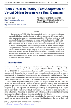 Fast Adaptation of Virtual Object Detectors to Real Domains