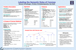 Labeling the Semantic Roles of Commas