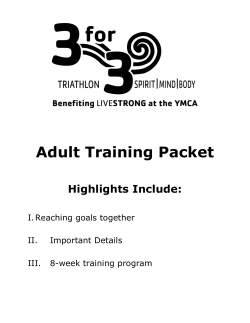 Adult Training Packet