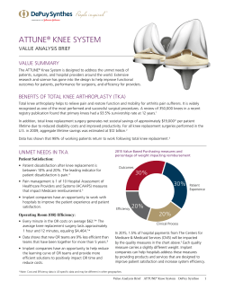 attune&reg; knee system - Amazon Web Services