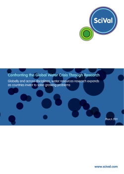 Confronting the Global Water Crisis Through Research