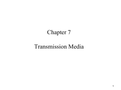 Chapter 7 Transmission Media