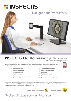 INSPECTIS cI2 - Nikon Metrology Inc.