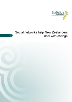 Social networks help New Zealanders deal with change