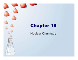 Nuclear Chem Chapter 18 Powerpoint