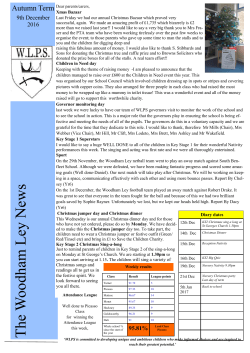 The W oodham Ley News - Woodham Ley Primary School