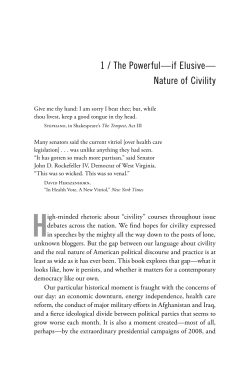 Rude Democracy: Civility and Incivility in American Politics