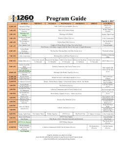 Downloadable Programming Grid