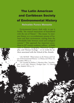The Latin American and Caribbean Society of Environmental History