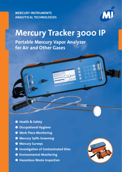 Mercury Tracker 3000 IP - Mercury Instruments USA