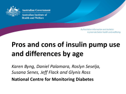 Pros and cons of insulin pump use and differences by age (National