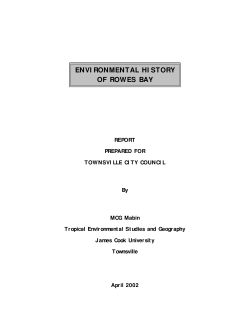 Environmental History of Rowes Bay
