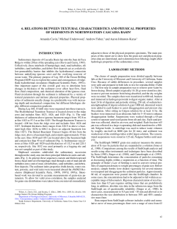 6. RELATIONS BETWEEN TEXTURAL CHARACTERISTICS AND
