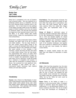 Emily Carr - Stafford PTSA