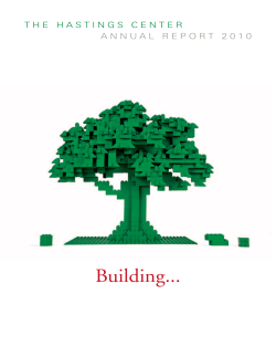 Building... - The Hastings Center