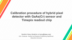 Calibration procedure of hybrid pixel detector with