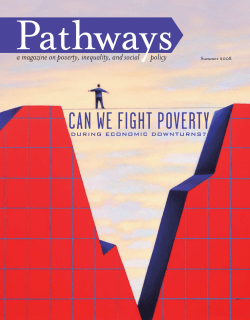 Can we fight Poverty - Stanford Center on Poverty and Inequality