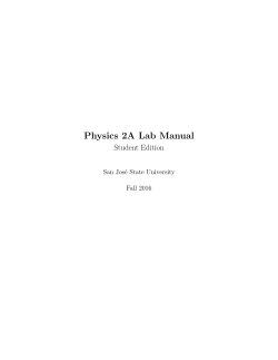 PHYS 2A Activity Book Fall 2016