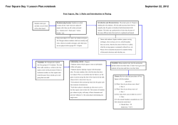 Four Square Day 1 Lesson Plan.notebook