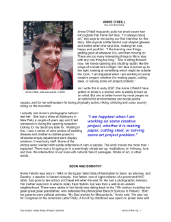 Annie O`Neill - Town of Gardiner