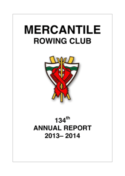Mercantile RC Annual Report 2014