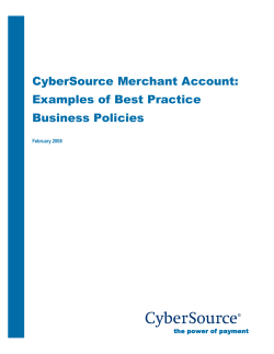 Examples of Best Practice Business Policies