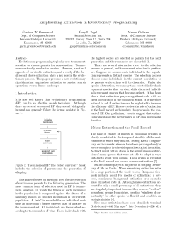 Emphasizing Extinction in Evolutionary