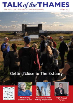 TOTT Winter 2012 - Thames Estuary Partnership