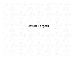 Datum Targets