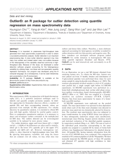 OutlierD: an R package for outlier detection using quantile
