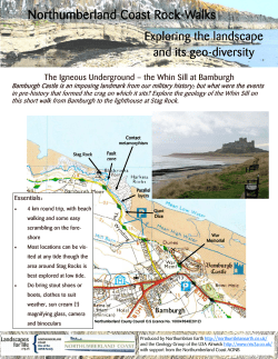 Bamburgh rock walk - Northumberland Coast AONB