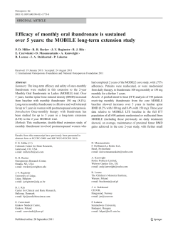 Efficacy of monthly oral ibandronate is sustained over 5 years: the