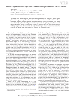 Roles of Oxygen and Water Vapor in the Oxidation of Halogen