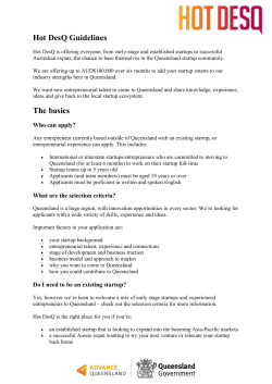 Hot DesQ Guidelines The basics