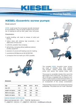 Eccentric screw pump B