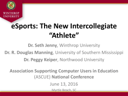 eSports: The New Intercollegiate
