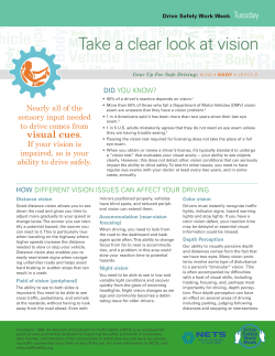 Take a clear look at vision - Network of Employers for Traffic Safety