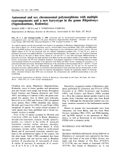 Autosomal and sex chromosomal polymorphisms with multiple