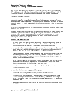 INTRODUCTION - University of Southern Indiana