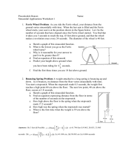 Sinusoidal Applications 1