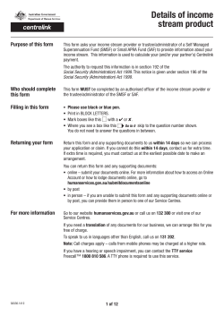 Details of income stream product