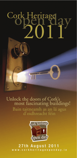 most fascinating buildings! - Home > Cork Heritage Open Day