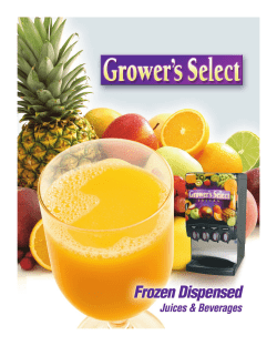 Grower`s Select Frozen Dispensed Juices